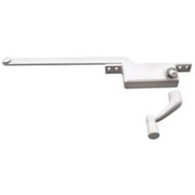 Prime-Line White Steel Right Single-Arm Casement Window Operator For Steel Framed Windows