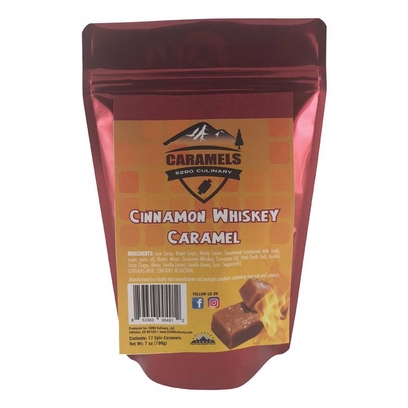Chef J's BBQ Provisions Cinnamon Whiskey Caramels 7 oz