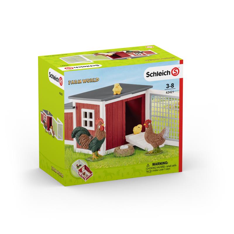 TOY CHICKEN COOP SET