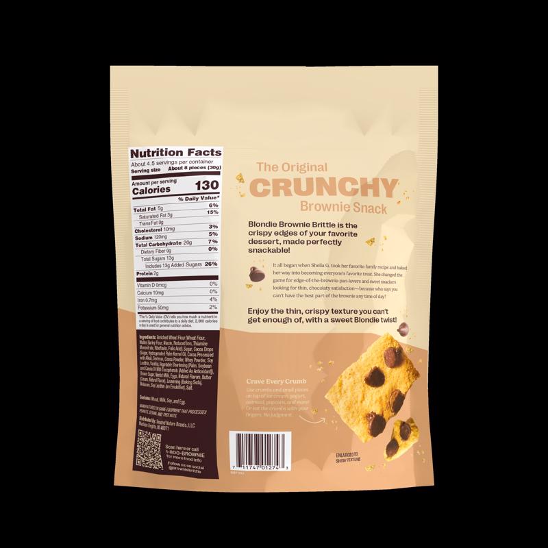 Sheila Gs Blondie Chocolate Chip Brownie Brittle 5 oz Bagged