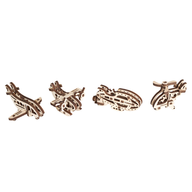 UGears U-Fidget 3D Puzzle Model Wood Natural