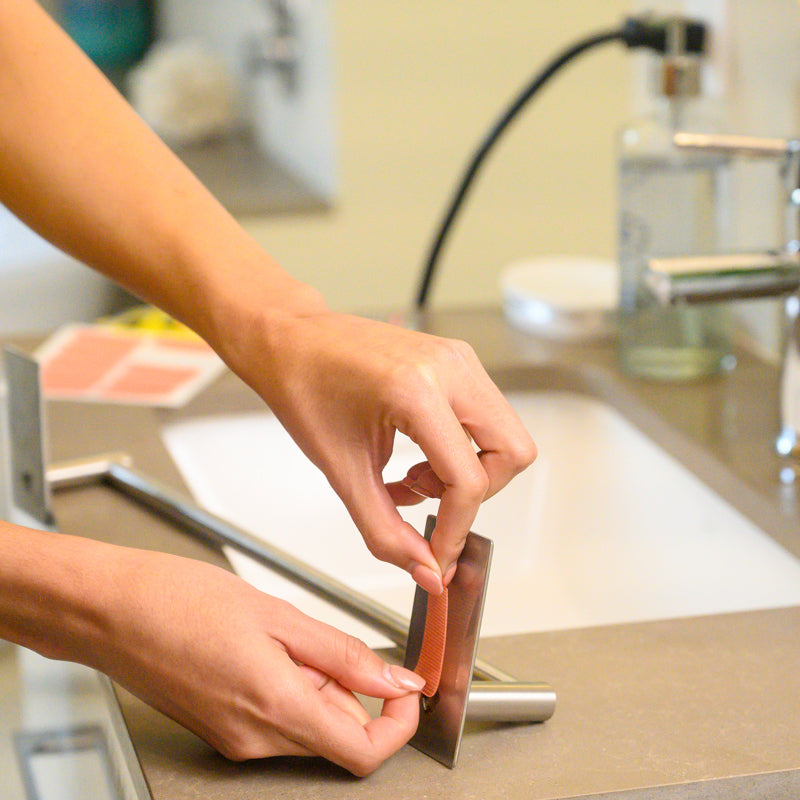 The Original Super Glue Super Strong Double Sided 0.68 in. W X 1.8 in. L Mounting Tape Orange