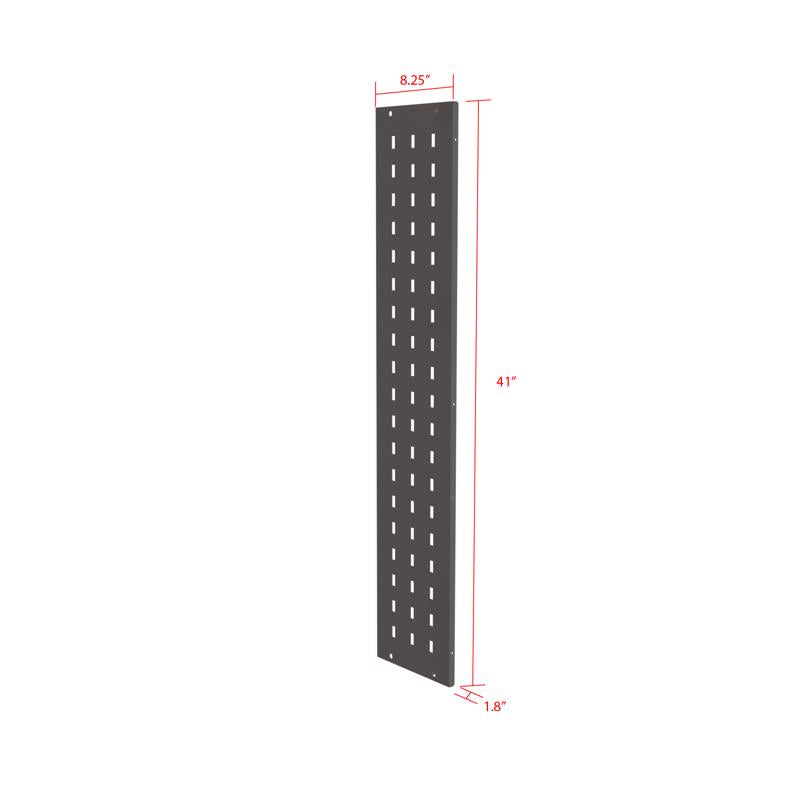 41 in. H X 8.25 W Powder Coated Black Display
