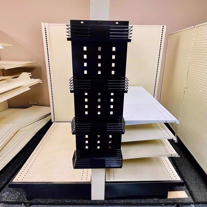 41 in. H X 8.25 W Powder Coated Black Display