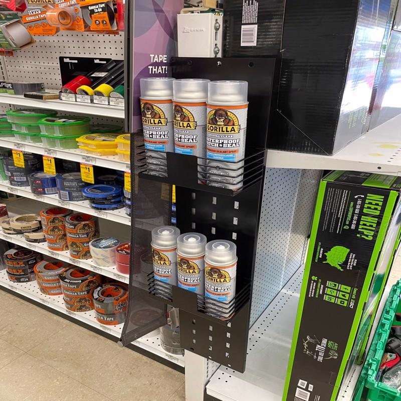 3.25 in. H X 8.5 W Powder Coated Black Display