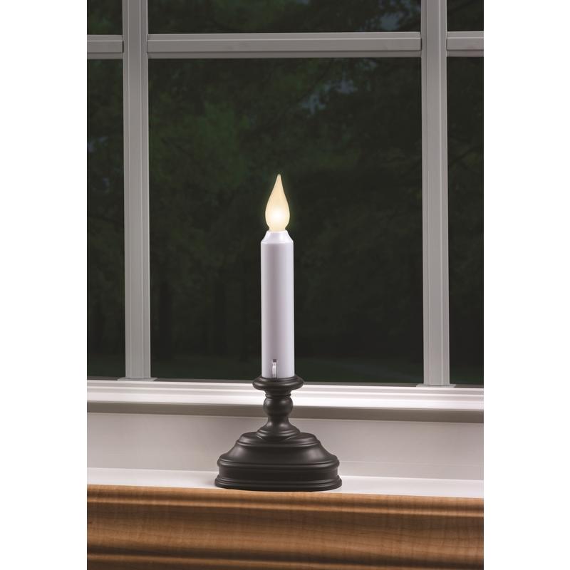 Xodus Innovations Aged Bronze/Ivory None Scent Window Candles Flameless Flickering Candle