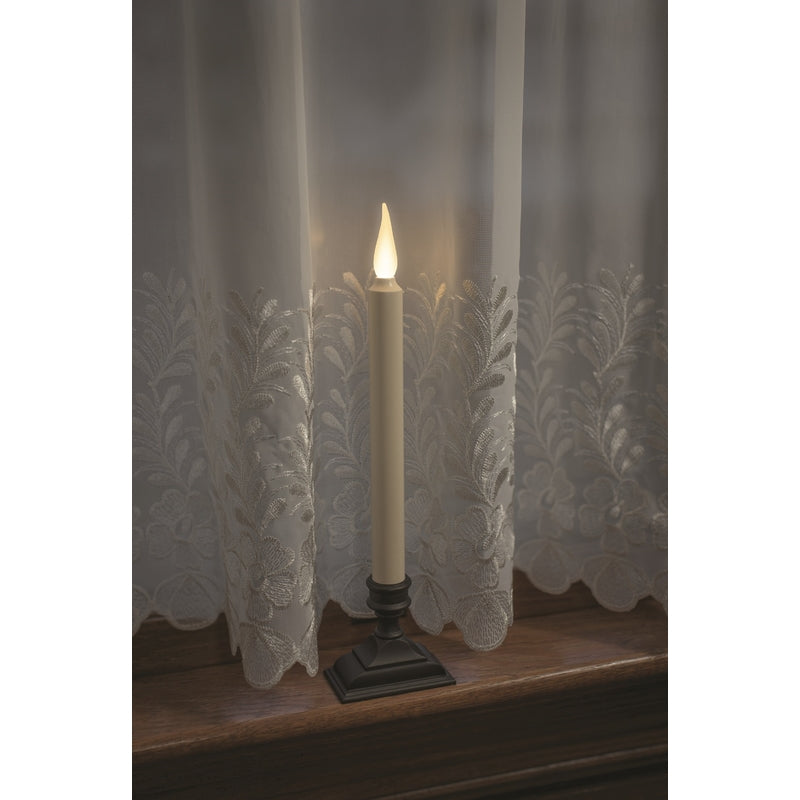 Xodus Innovations Affinity LED Aged Bronze Taper Warm Flame Candle 12.63 in.