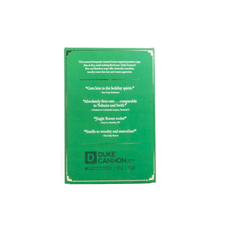 Duke Cannon Jingle Booze Assorted Scent Soap Bar Gift Set 10 oz 3 pk