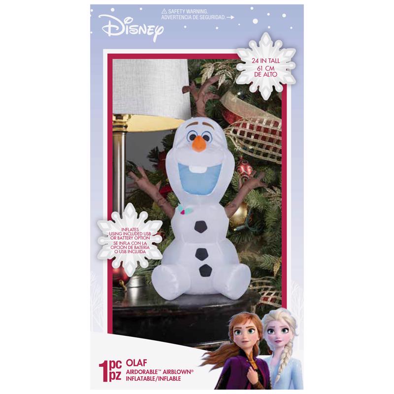 Gemmy Airdorable White Frozen Inflatable 2 ft.