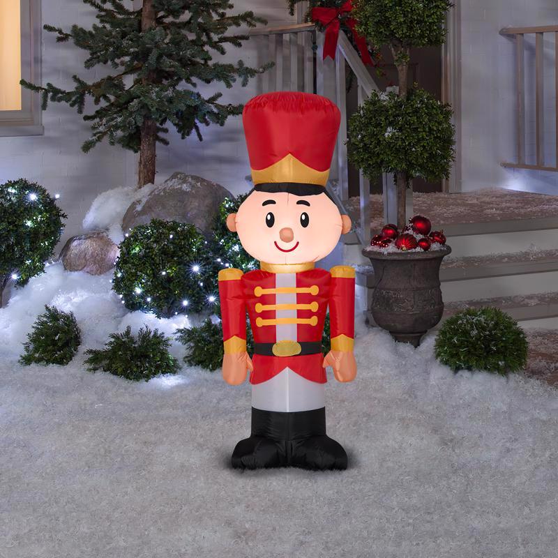 Gemmy Airblown LED Toy Soldier 3.5 ft. Inflatable