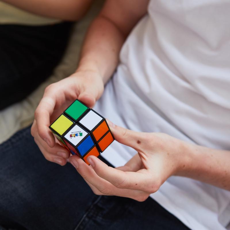Spin Master Rubik's Mini Puzzle Toy Multicolored 1 pc
