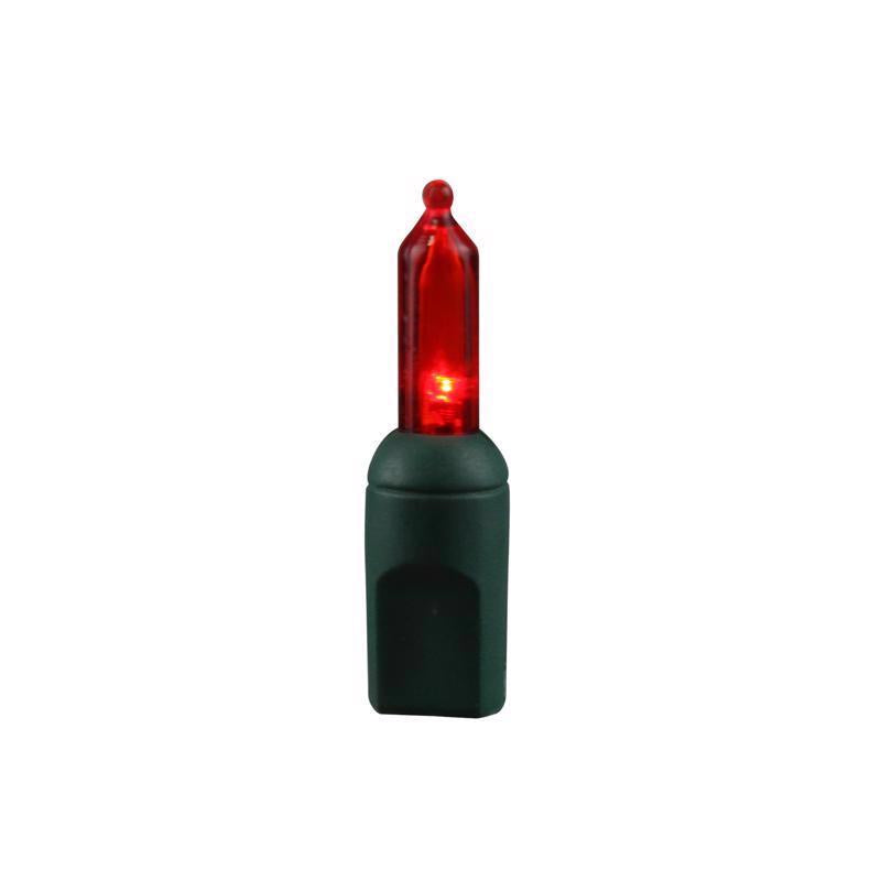 Celebrations Platinum LED T5 Red 50 ct String Christmas Lights 25 ft.