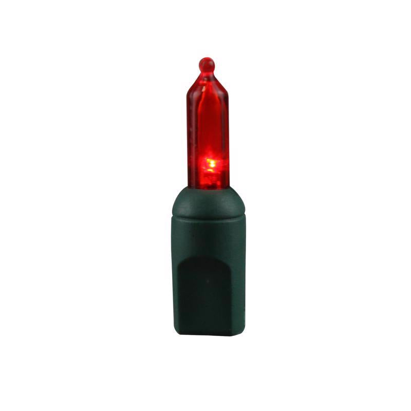 Celebrations Platinum LED T5 Red/White 50 ct String Christmas Lights 25 ft.