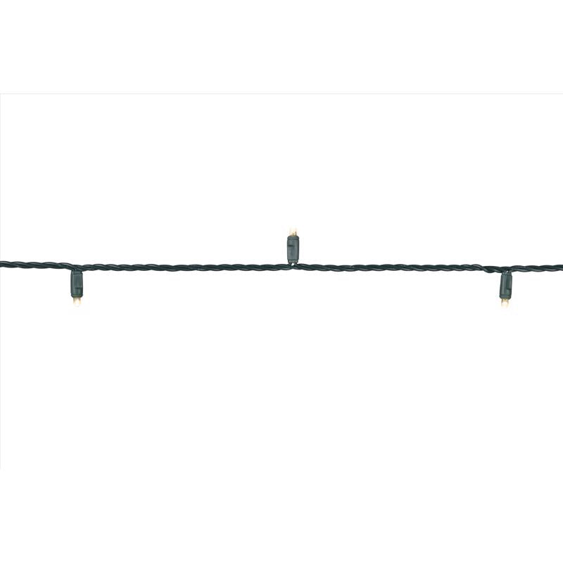 Celebrations Platinum LED Mini Warm White 50 ct String Christmas Lights 25 ft.