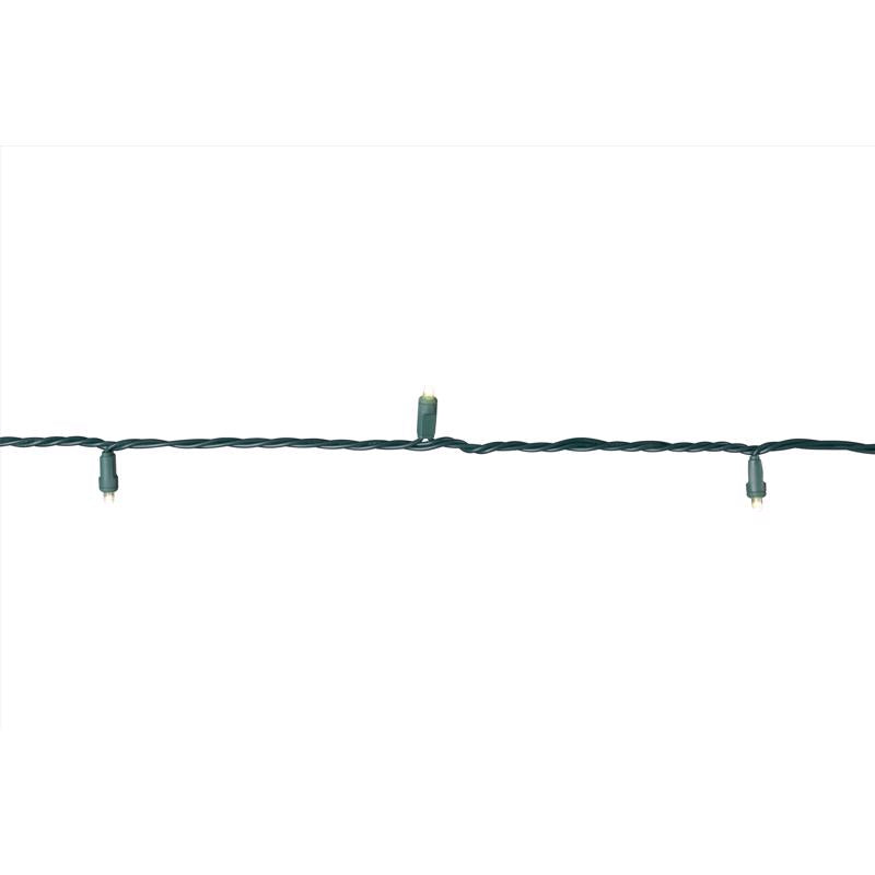Celebrations Platinum LED Mini Pure White 50 ct String Christmas Lights 25 ft.
