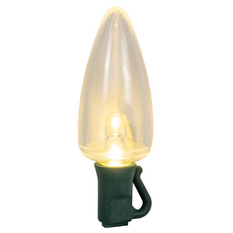 Celebrations Platinum LED C9 Warm White 25 ct String Christmas Lights 25 ft.
