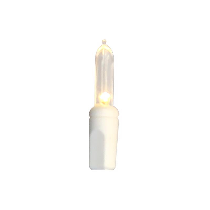 Celebrations Platinum LED T5 Warm White 100 ct Icicle Christmas Lights 9.5 ft.