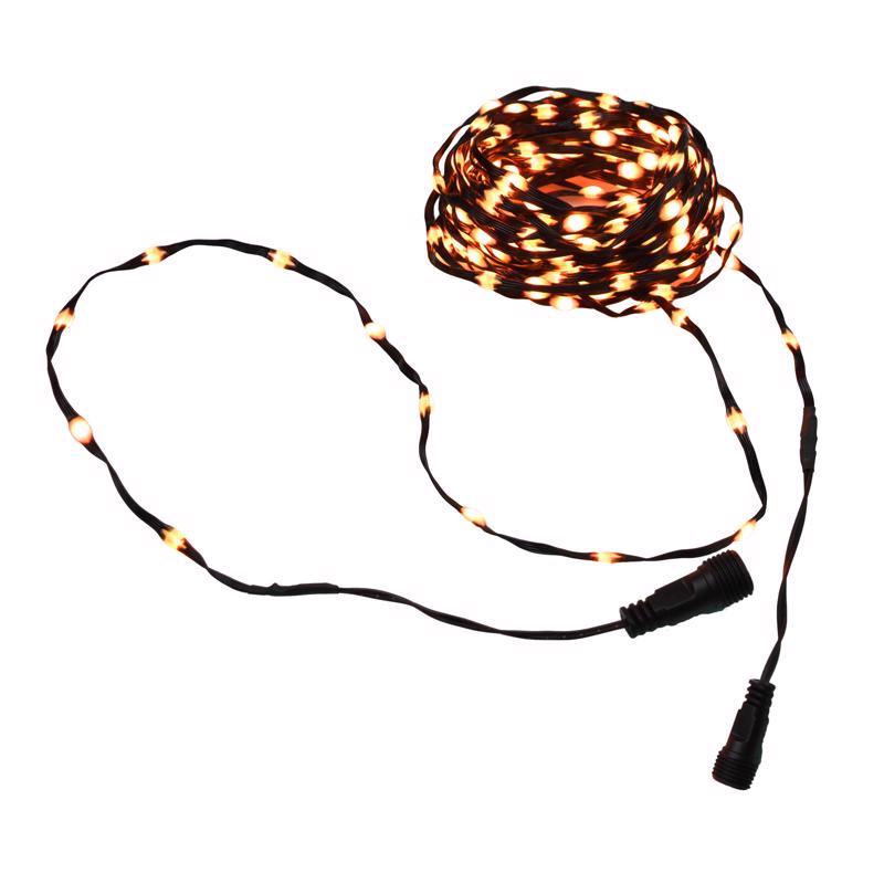 Celebrations Orange/Purple 100 ct LED Ribbon Lights
