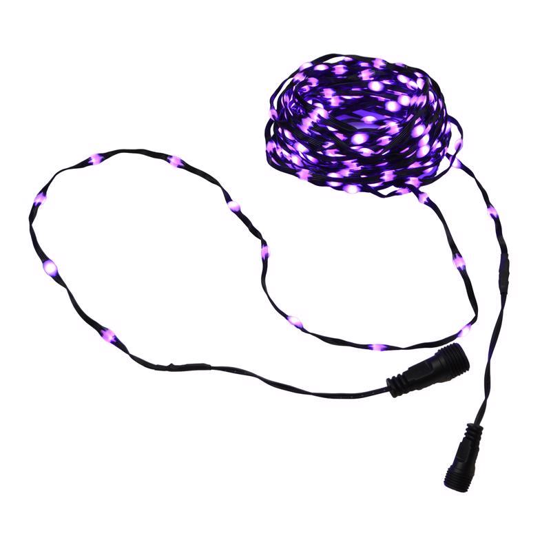 Celebrations Orange/Purple 100 ct LED Ribbon Lights