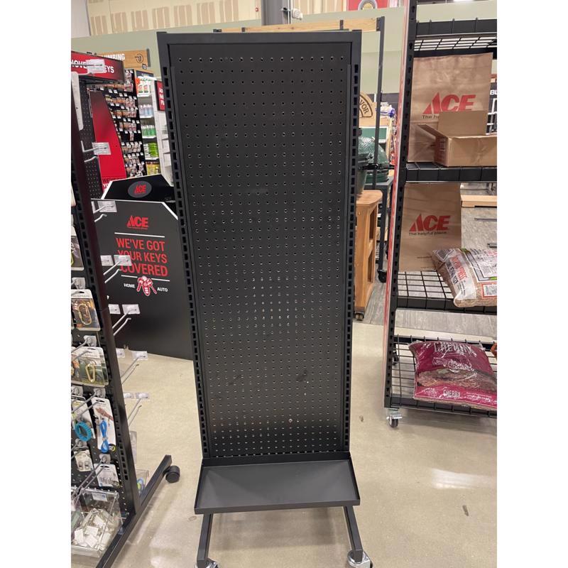 62 in. H X 20 W X 21 L Powder Coated Black Key Accessory Rack