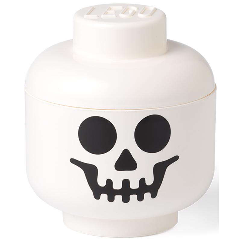 LEGO Skeleton Storage Head ABS/Polypropylene White 1 pc