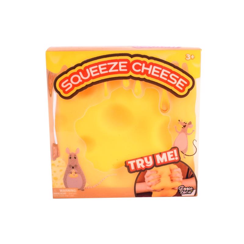 Giggle Zone Squeeze Cheese Block Yellow