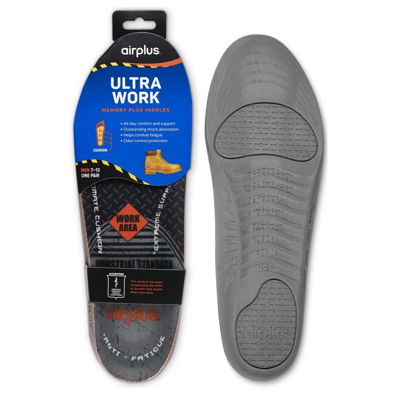 Airplus Ultra Work Gray Men's Insole