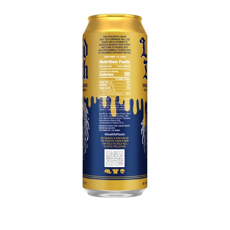 Liquid Death Iced Tea Lemonade Tea 19.2 oz 1 pk