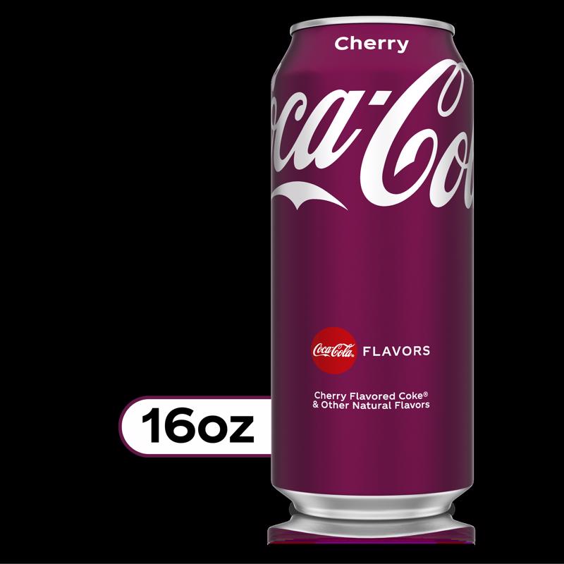Coca-Cola Cherry Caffeine Beverage 16 oz 1 pk