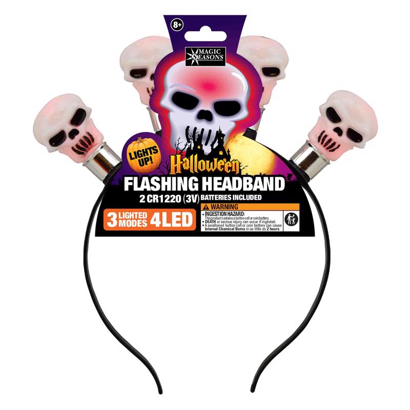 Shawshank LEDz Halloween Flashing Headband 1 pk