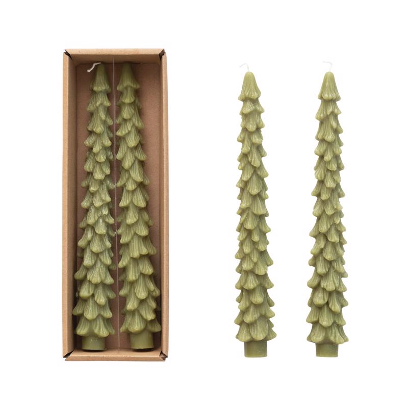 CMAS CNDL TREE GR 10"2PK