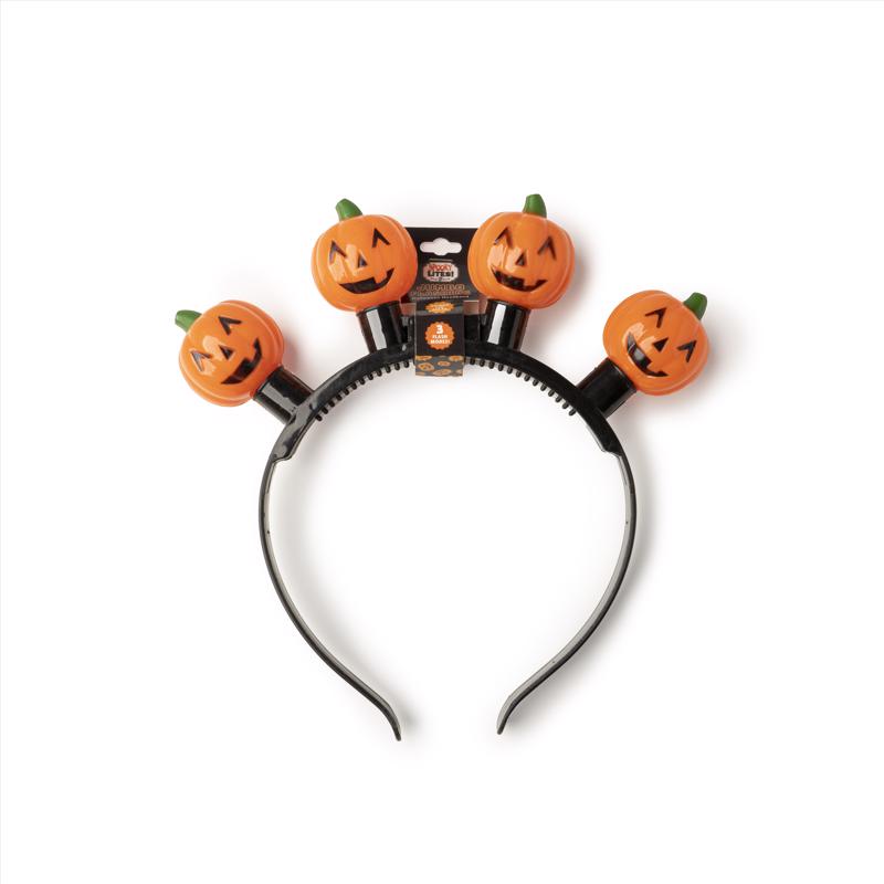 Spooky Lites LED Halloween Headband 1 pk