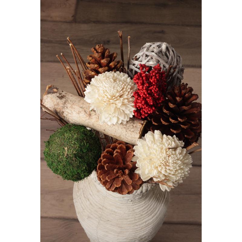 Second Nature Cozy Cabin and Christmas Traditions Bouquet 27 in.