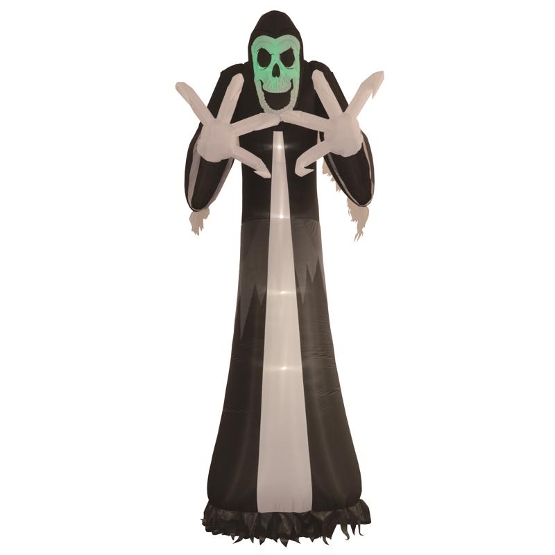 12 ft. Prelit Grim Reaper Inflatable Halloween Decoration for Yard Decor Outdoor
