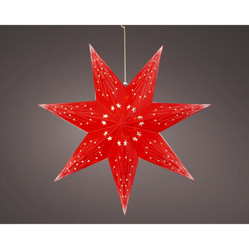 Lumineo Lit Star LED Warm White Christmas Lights