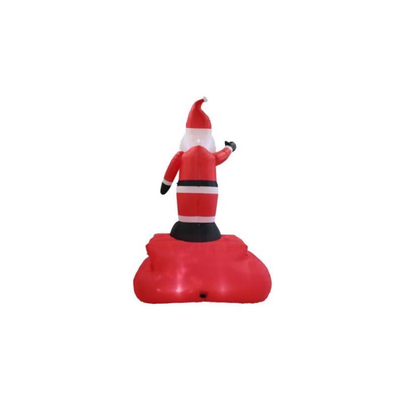 A Holiday Company LED Santa Merry Christmas 10 ft. Inflatable