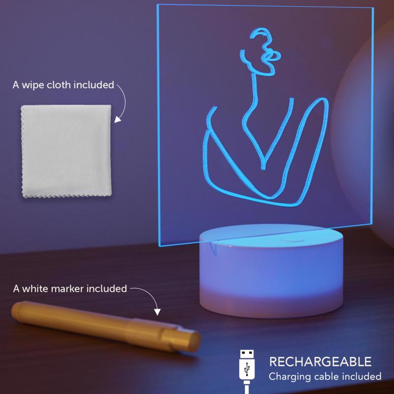 Globe Electric Glow Color Changing Light Board Plastic 1 pk