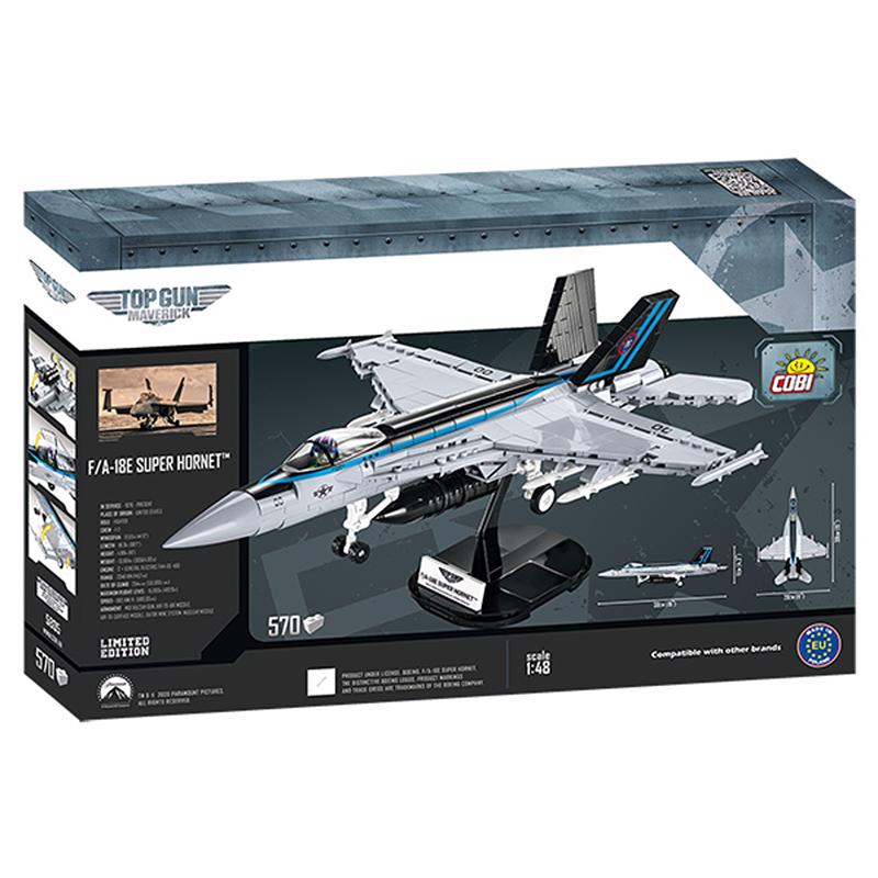 Cobi Top Gun F/A-18E Super Hornet Block Set Plastic Multicolored 570 pc
