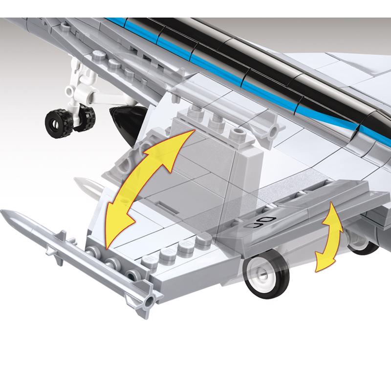 Cobi Top Gun F/A-18E Super Hornet Block Set Plastic Multicolored 570 pc