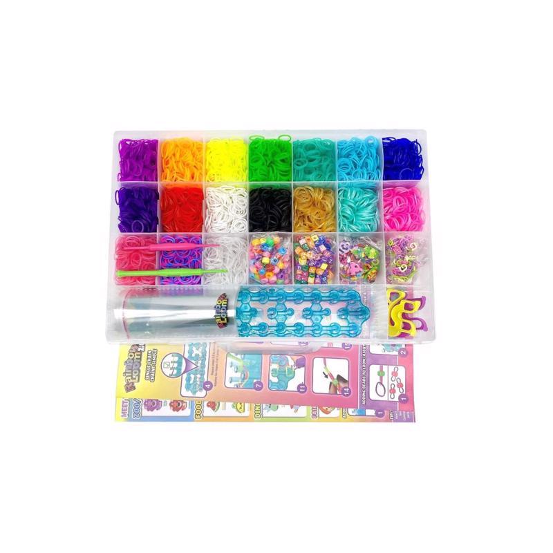 Rainbow Loom Loomi-Pals Charm Bracelet Mega Combo Set Multicolored