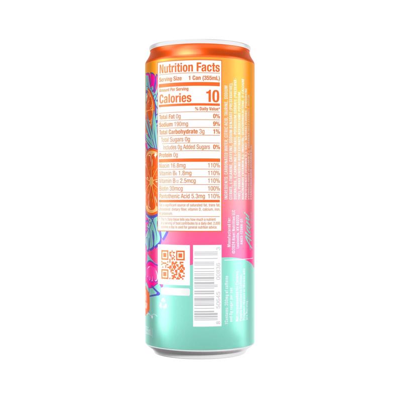 ENERGY DRINK ORANGE 12OZ