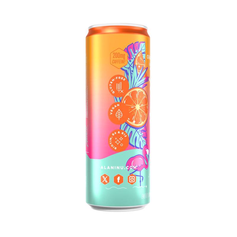 Alani Nu Orange Energy Drink 12 fl. oz.