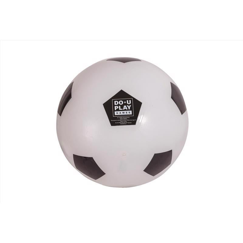 TreLines Do-U-Play Jumbo Soccer Ball Rubber Black/White 1 pc