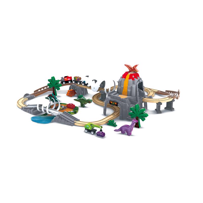 Hape Dinosaur Railway Adventure Set Multicolored 61 pc