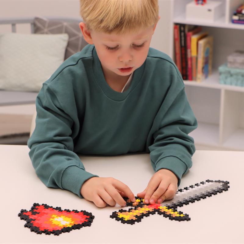 Plus Plus Puzzle By Number Adventure Puzzle Polyethylene Multicolored 250 pc
