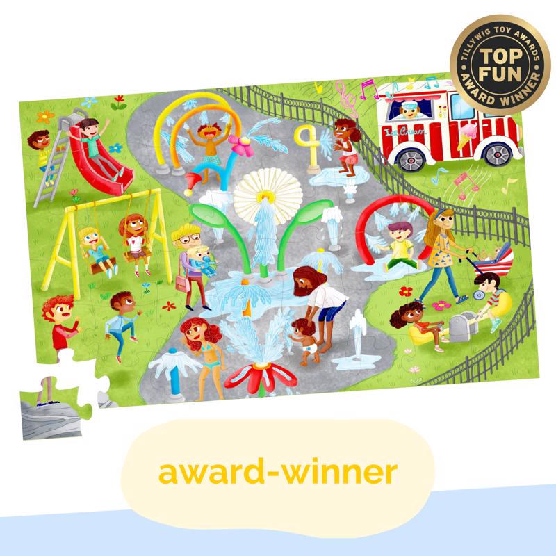 Upbounders Splash Park Floor Puzzle for Kids 48 pc