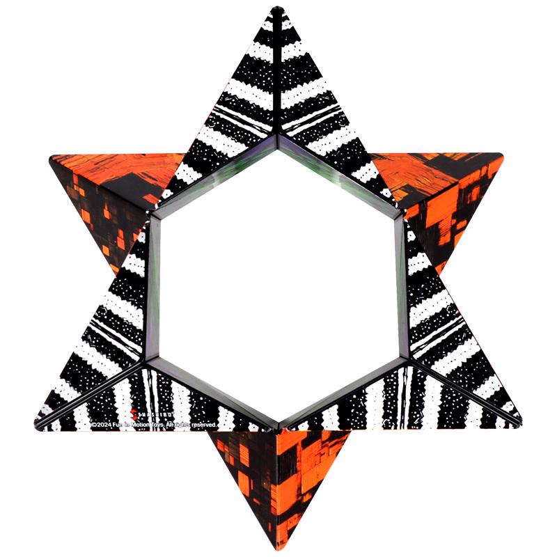 Shashibo Seasonal Series Spooky Magnetic Puzzle Cube Plastic Orange