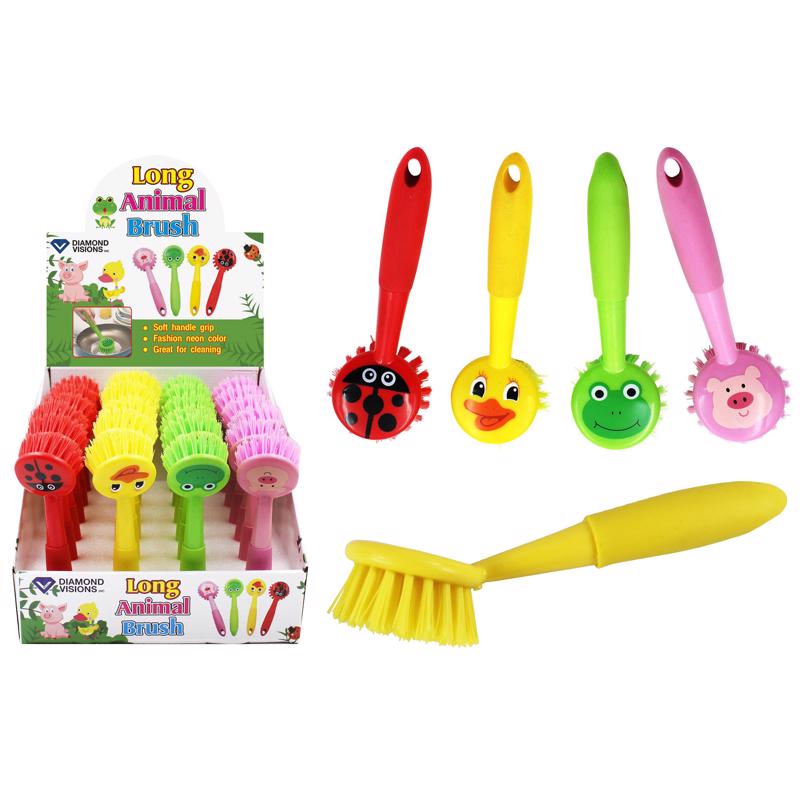 SCRUB BRUSH ANML MC