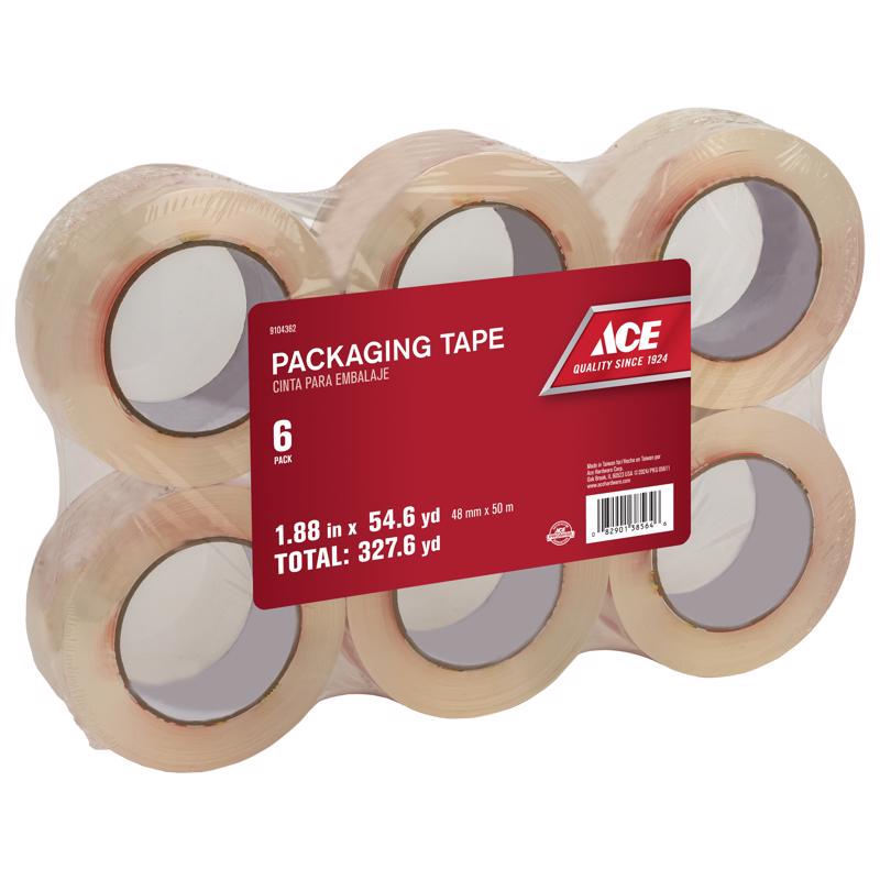 PCKG TAPE CLEAR 55YD 6PK