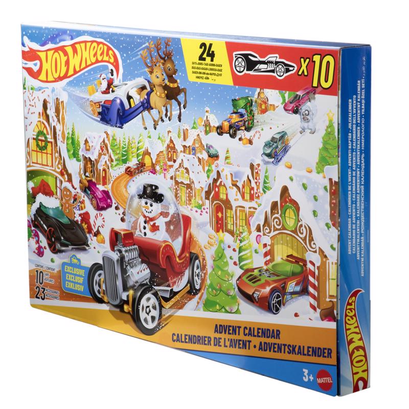 Hot Wheels Advent Calendar Multicolored 24 pc